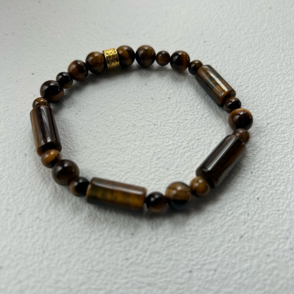 Tigers Eye Beaded Bracelet